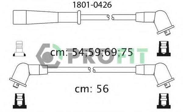 PROFIT 1801-0426 Ignition Cable Kit